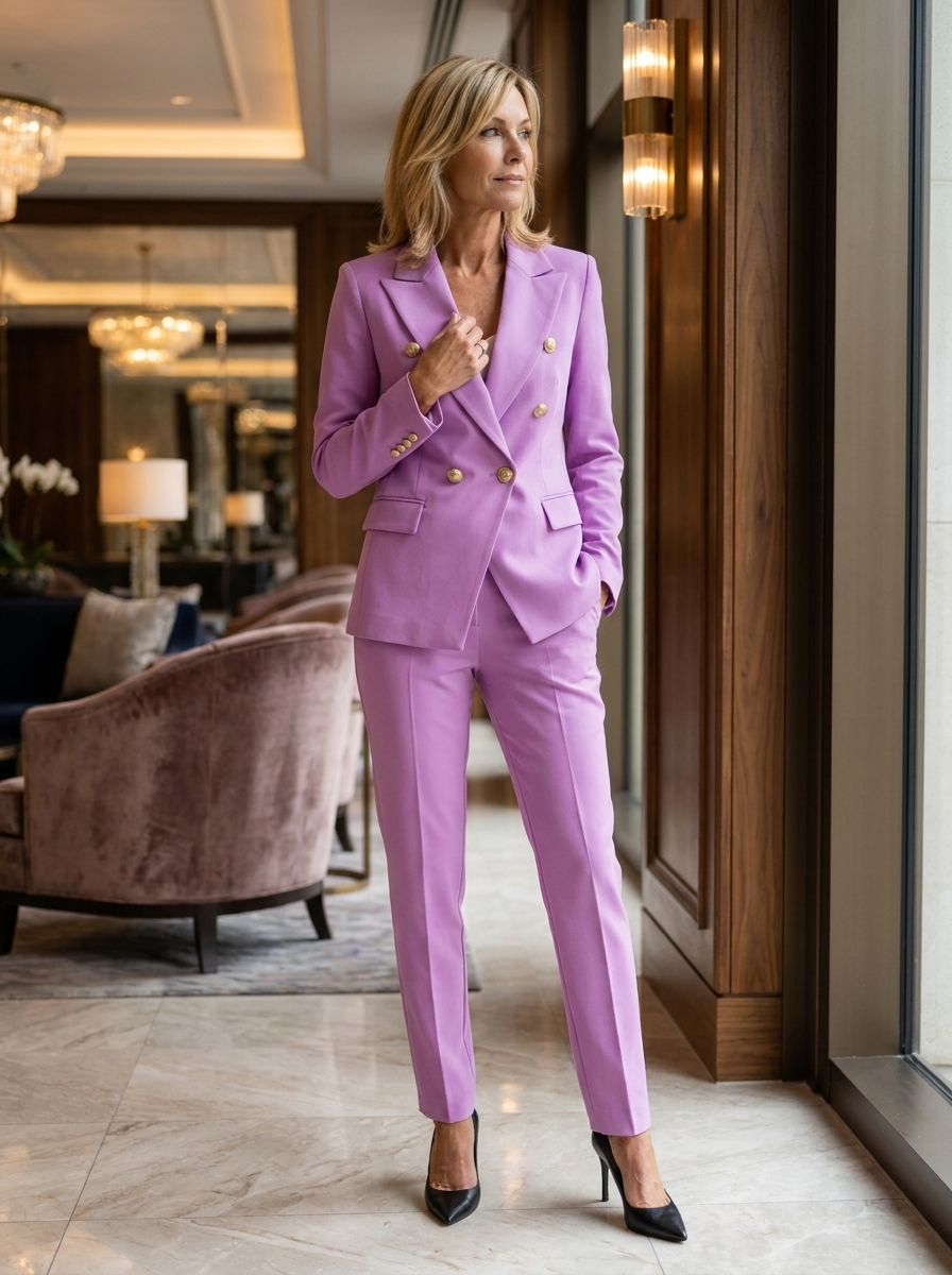 Outfit Set Woven Double-Breasted Tailored — view 8