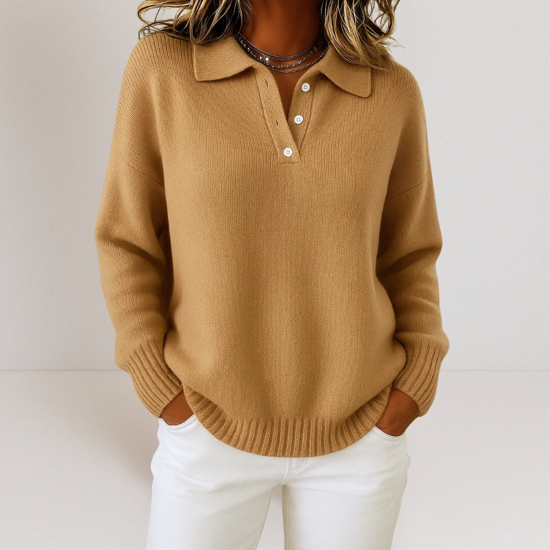 Knit Sweater Collared — view 5