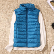 Padded Gilet Lightweight Stand Collar Sleeveless
