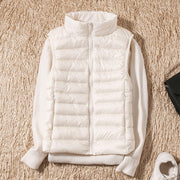 Padded Gilet Lightweight Stand Collar Sleeveless — view 2