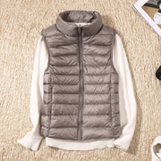 Padded Gilet Lightweight Stand Collar Sleeveless — view 2
