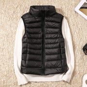 Padded Gilet Lightweight Stand Collar Sleeveless — view 3