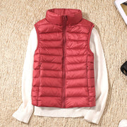 Padded Gilet Lightweight Stand Collar Sleeveless — view 5