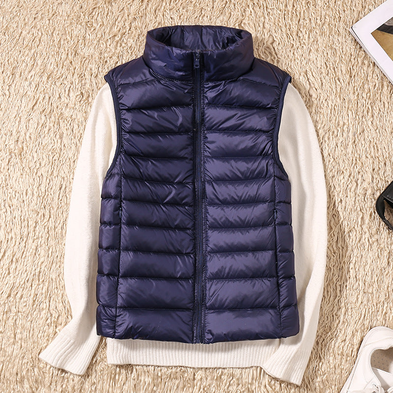 Padded Gilet Lightweight Stand Collar Sleeveless — view 6