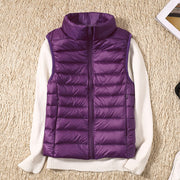 Padded Gilet Lightweight Stand Collar Sleeveless — view 8