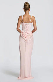 Maxi Dress Satin Corset Draped — view 19