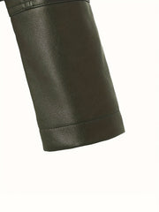 Biker Jacket Faux Leather Asymmetric Zip — view 8