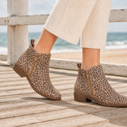 Ankle Boots Faux Leather Side-Zip — view 5